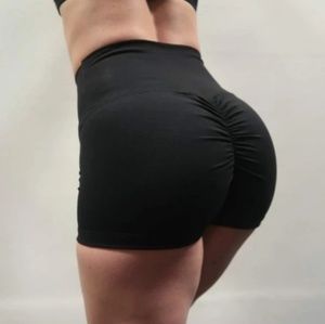 Abs2b Black Scrunch Bum Shorts
